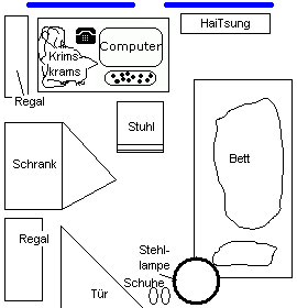 Mein Zimmer.